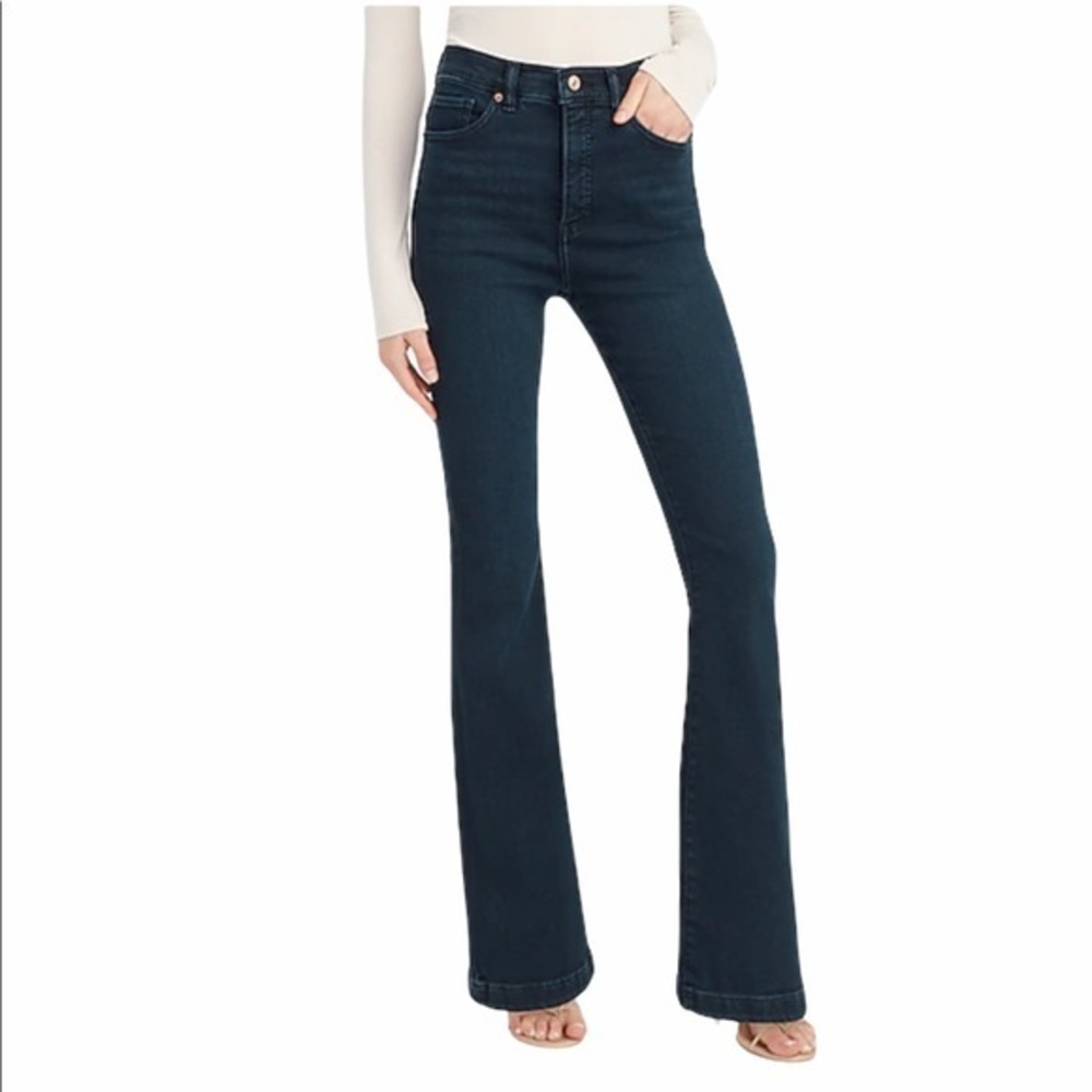 Express 2 dark blue wash Precision Fit BOHO jeans